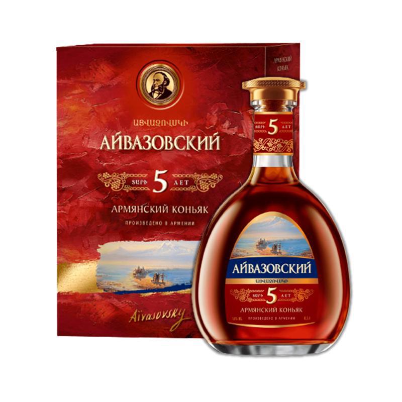 Կոնյակ «Այվազովսկի» 5տ (տուփով) 0.5լ