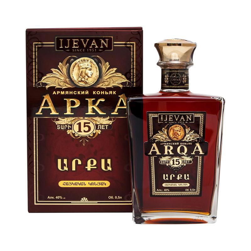 Коньяк Arqa 15л (кор.) 0.5л