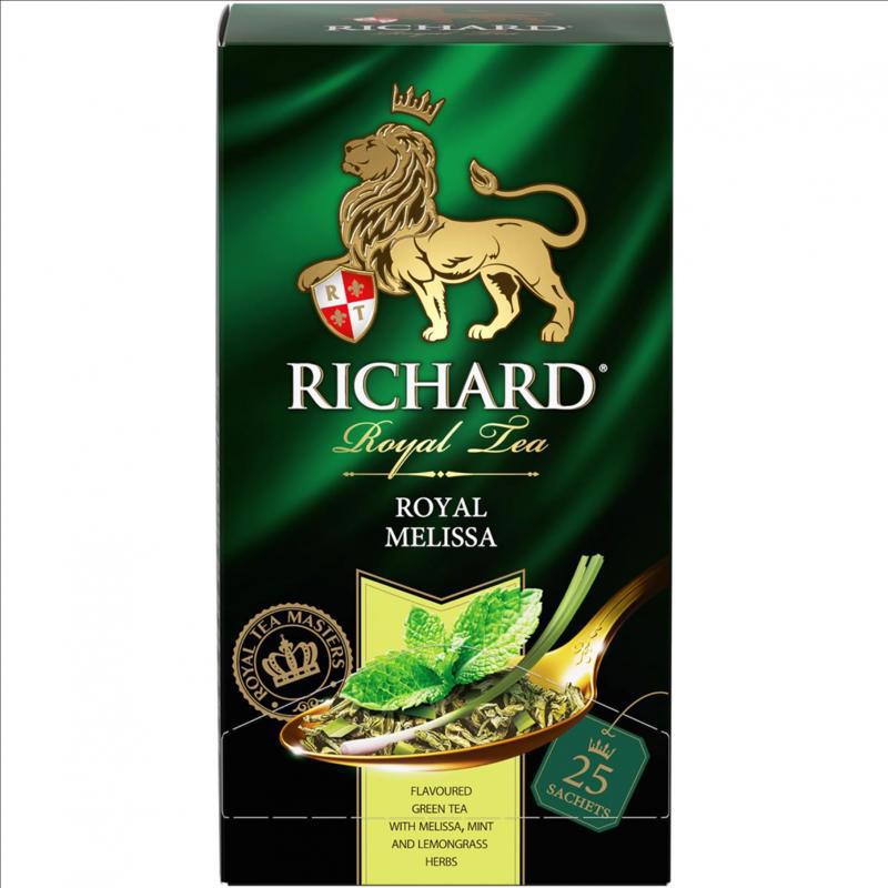 Richard green tea with mint and lemon flavor 90g
