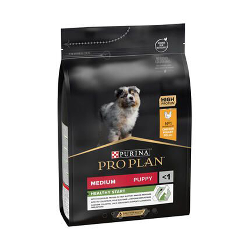 Շան չոր կեր Pro Plan Dog Medium Puppy Chicken Rice 12կգ