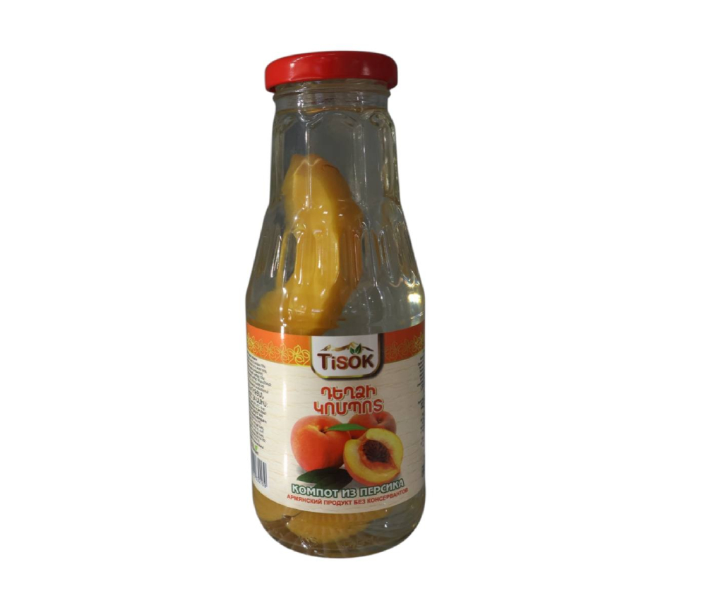 Peach compote Tisok 0.5l