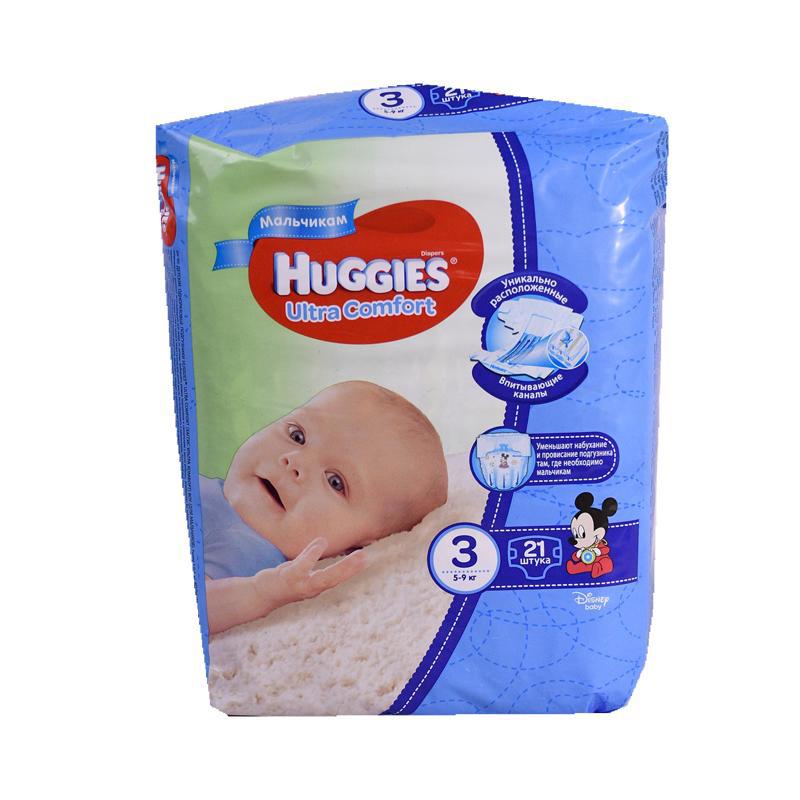 Подг. Huggies UltraComf.д/м 3 5-9кг 21шт