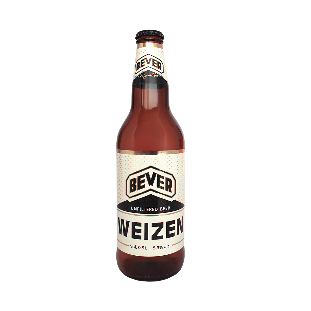 Beer "Bever" Weizen, unfiltered, light g/b 0.5l