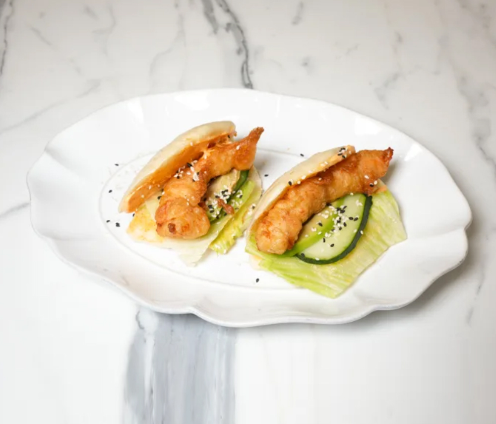 Bao with shrimp