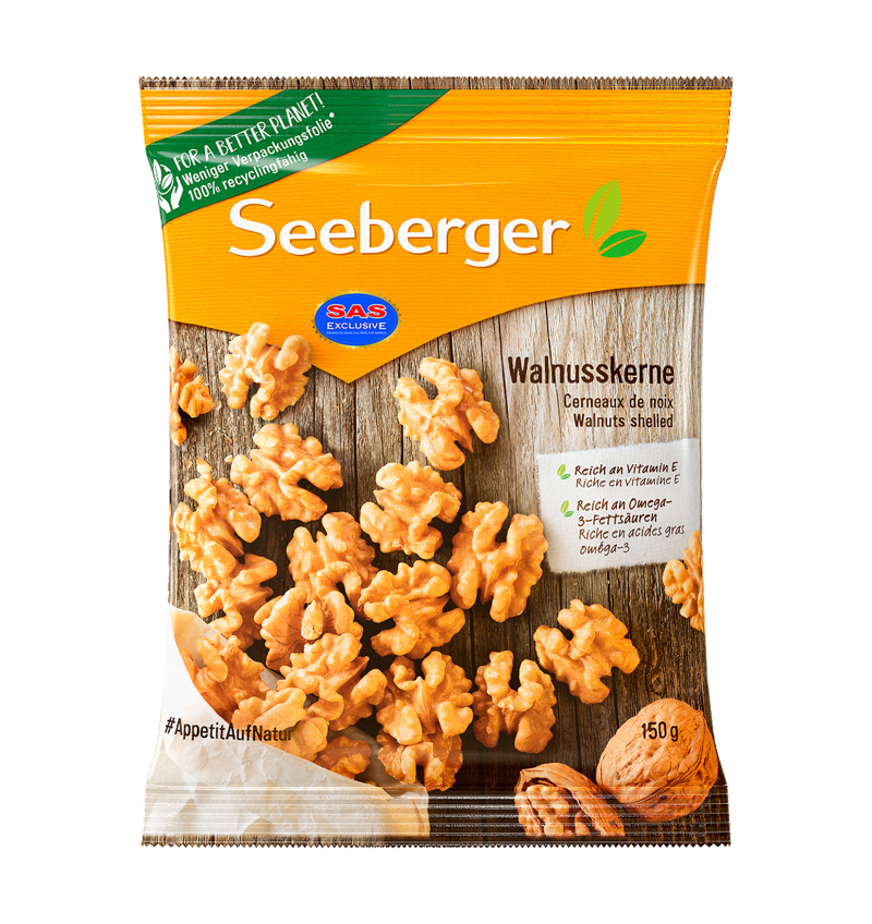 Peeled walnuts "Seeberger" 150g 	