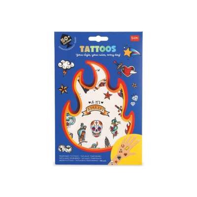 Old School Temporary Tattoos