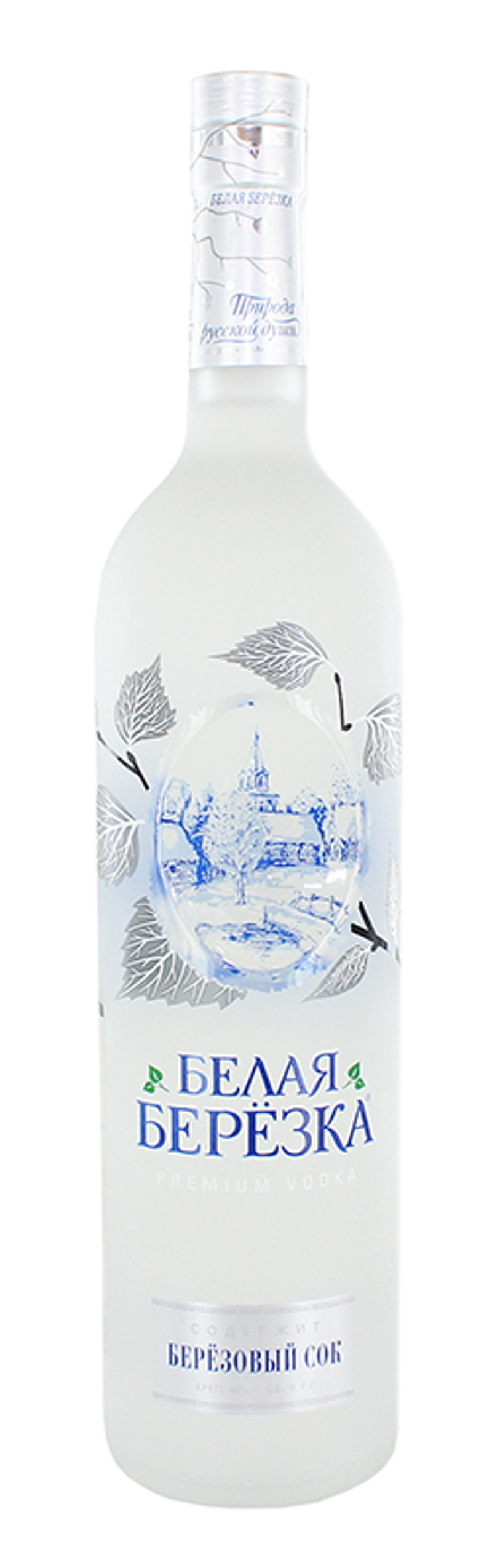 Белая Березка プレミアム ロシア ウォッカ 1000ml 40% Belaya Bereza - Vodka Lab