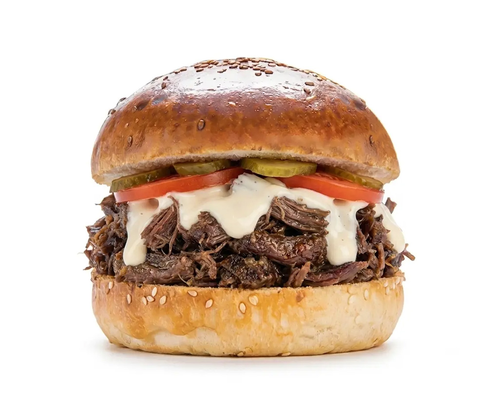 Double Chirish Burger with Ghavurma