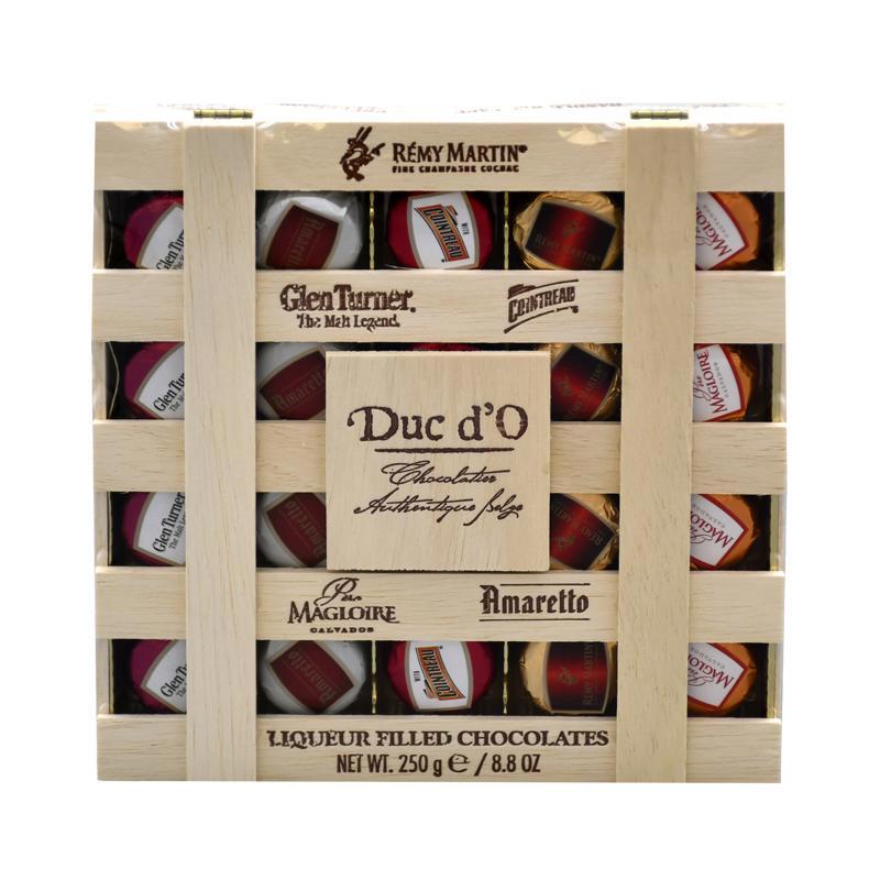 Chocolate box "Duc d'o" with liquor 250g