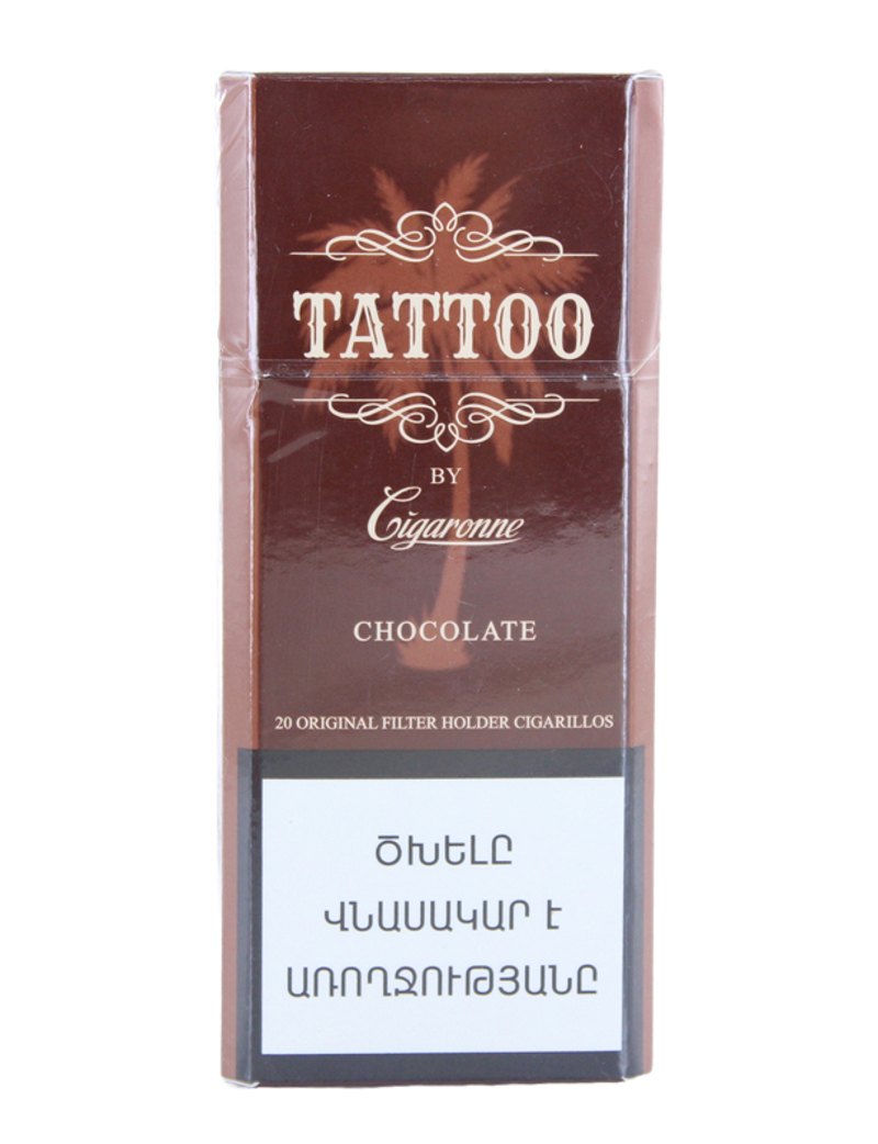 Cigarillo "Cigaronne Tattoo Superslims Chocolate" 	