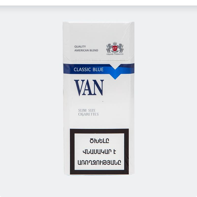 Сигареты Van Classic Blue slim size 100/6.2