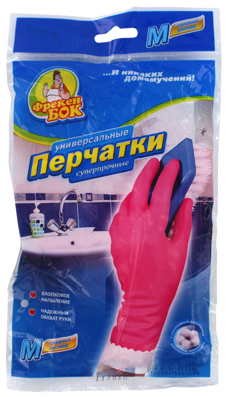 Rubber gloves "Frenken Bok" M 