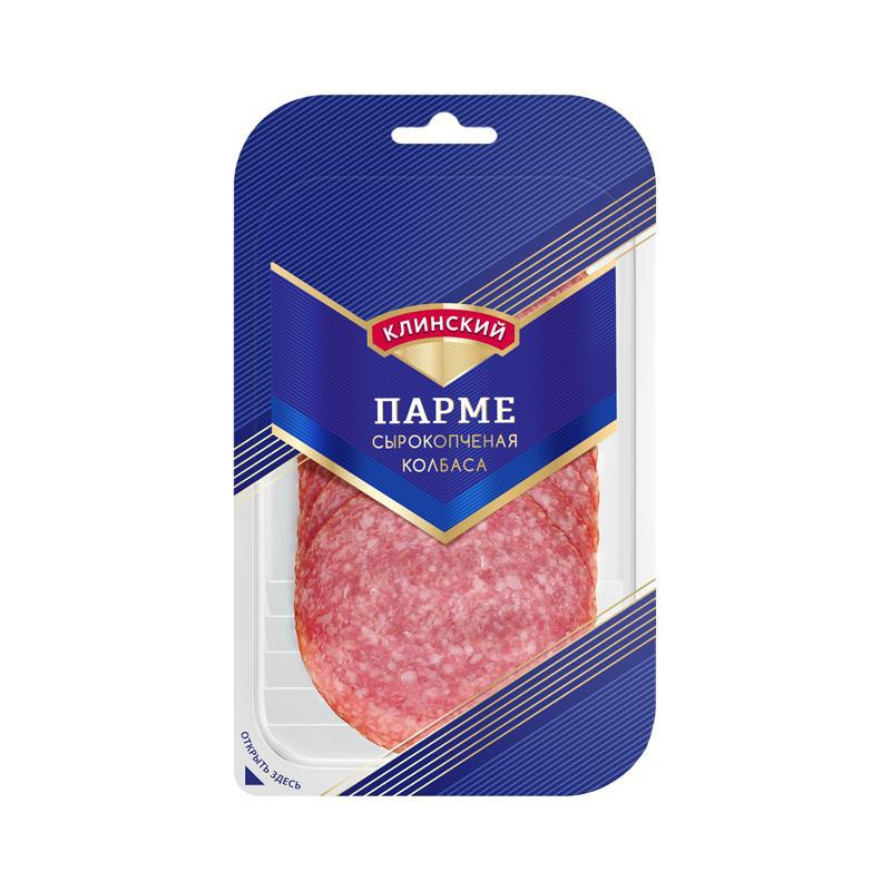 Raw-smoked sausage Parme "Klinskiy" (cut) 85g