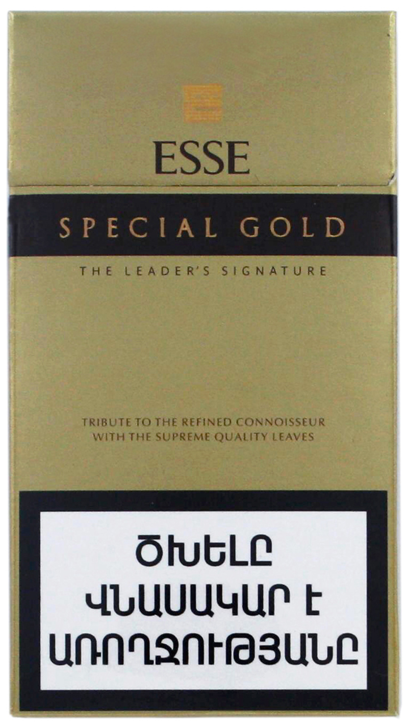 Cigarettes "Esse Special Gold The Leader's Signature"