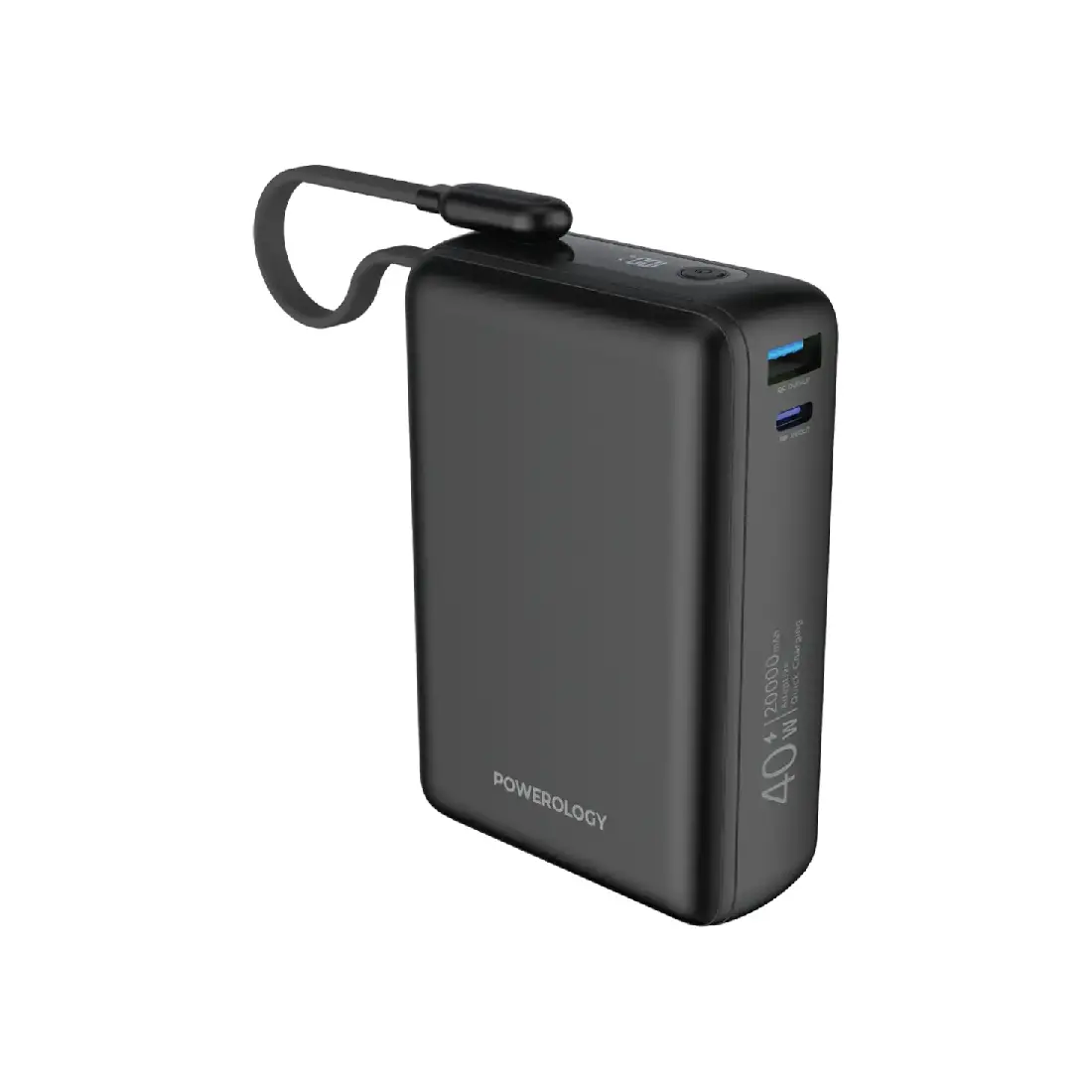 Արտաքին Մարտկոց Powerology Montreal Power bank 20000mAh PPBAM22BK