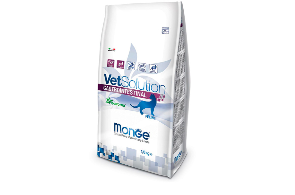 Monge VetSolution Gastrointestinal Dry food for cats with indigestion, 1.5 kg
