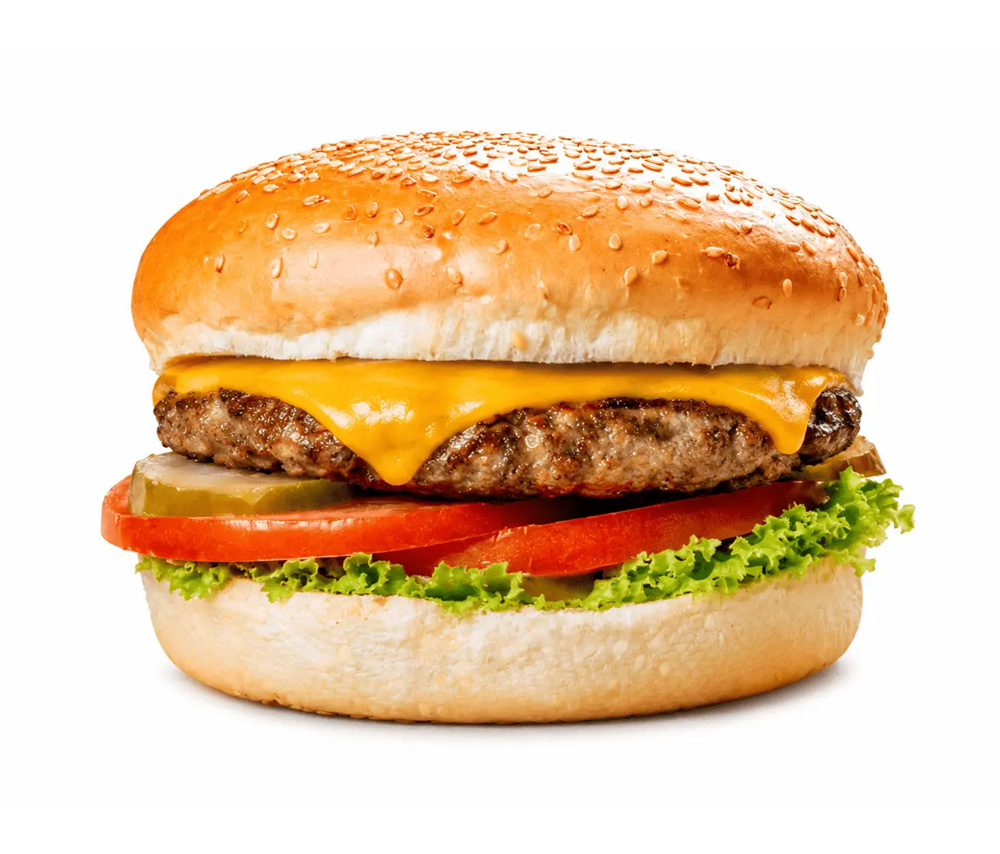 Pitangus burger with cheese 