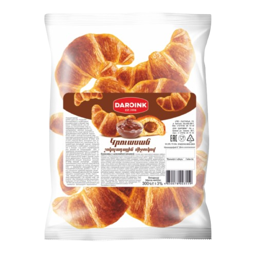 Croissants with chocolate filling "Daroink" 300g 