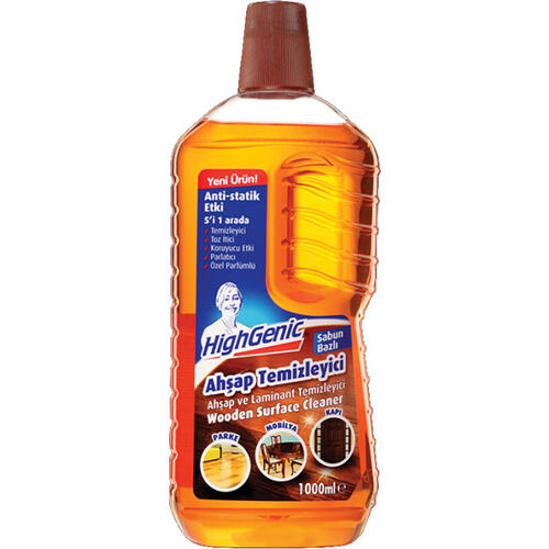 Highgenic մաքրող միջոց փայտե մակերեսների համար 1000 մլ.