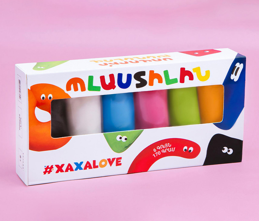 Plasticine 6 pcs 170g