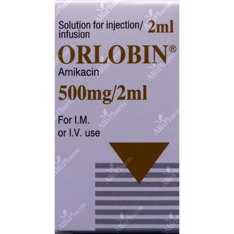 Orlobin flacon intermuscularly, intravenously500mg/2ml x 1