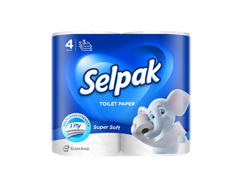 Toilet paper "Selpak" 4 pcs