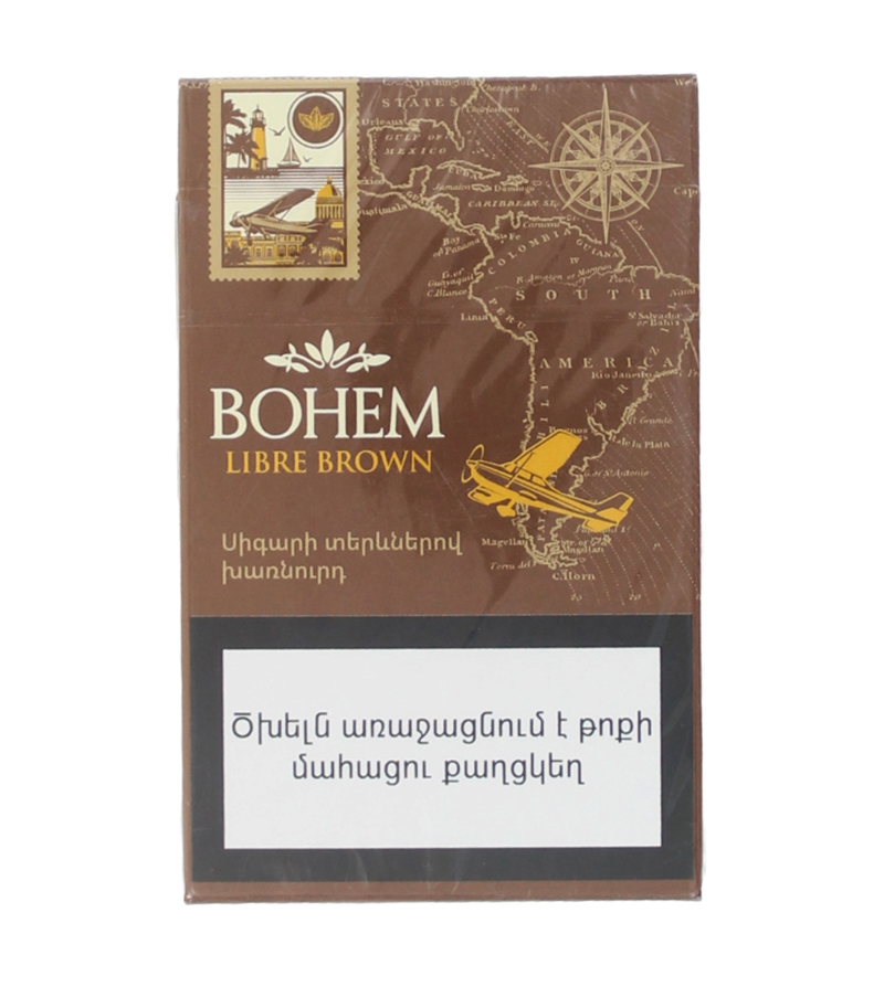 Cigarillos "Bohem Libre Brown"

