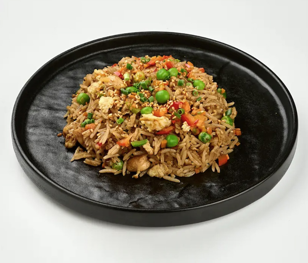 Տապակած բրինձ խոզի մսով