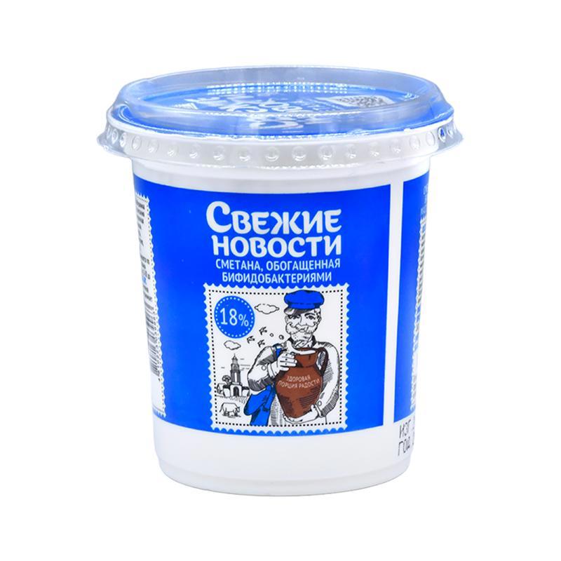Թթվասեր «Սվեժիե Նովոստի» բիֆիդոբակտ.18% 380գր