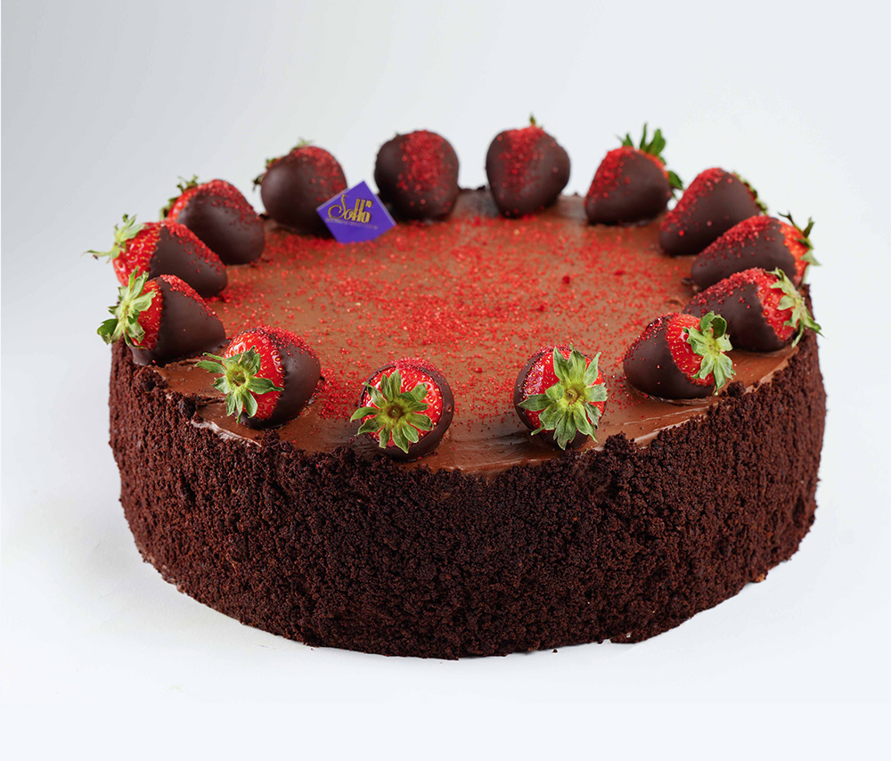 Whole Cake Strawberry-Chocolate