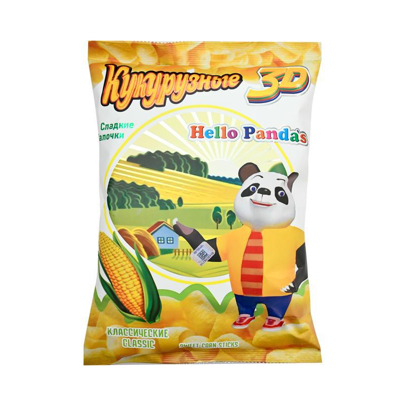 Եգիպտացորենի ձողիկներ «Հելլո Պանդա» դասական 60գր