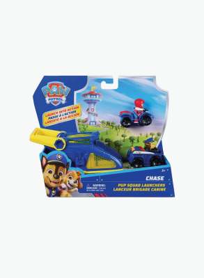 Spin Master Paw Patrol արձակիչ՝ Չեյսի և Ռայդերի մեքենաներով