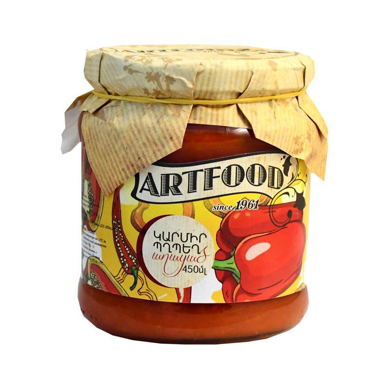Marinated red pepper "Artfood" ground 450ml