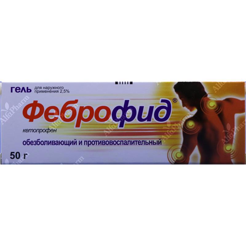 Febrofid gel 2.5%- 50g