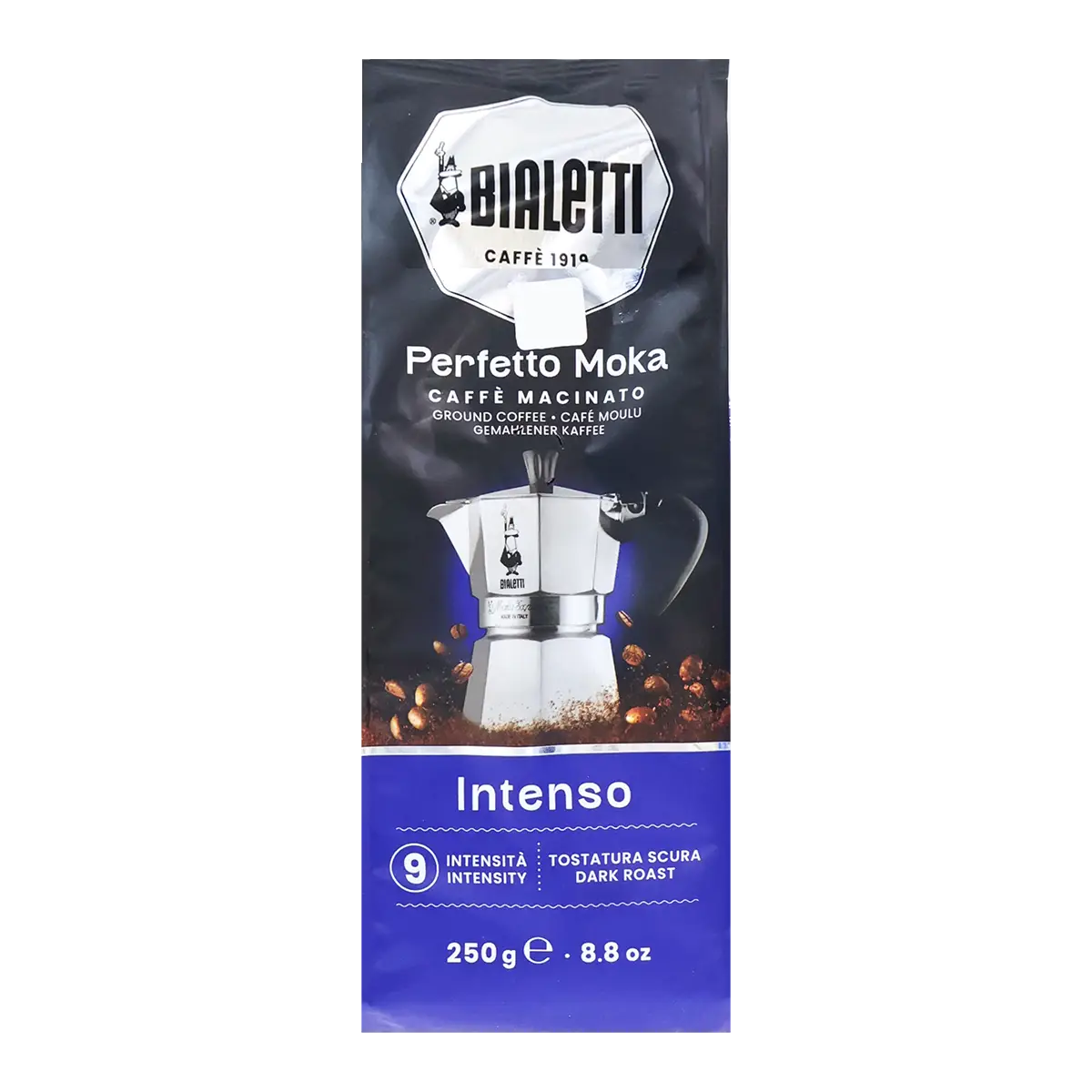 Ground coffee "Bialetti Perfetto Moka Intenso" 250g
