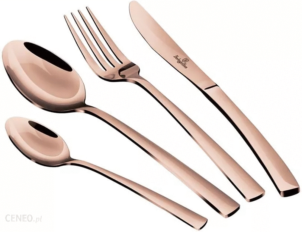 Rose Gold Line Սեղանի պարագաների հավաքածու 24 կտոր