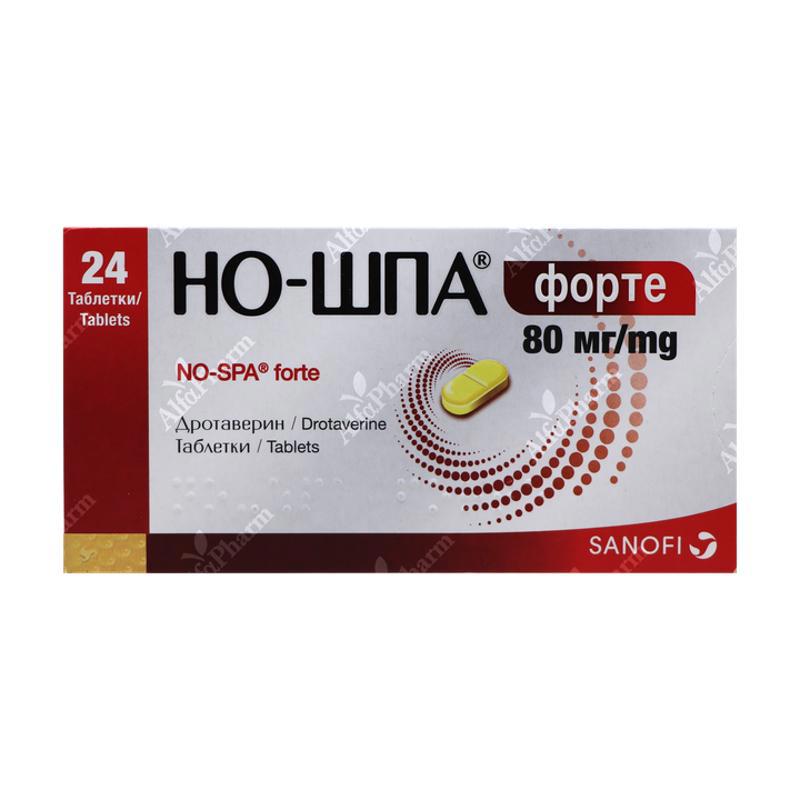 Նո-շպա ֆորտե դհտ 80մգ x 24