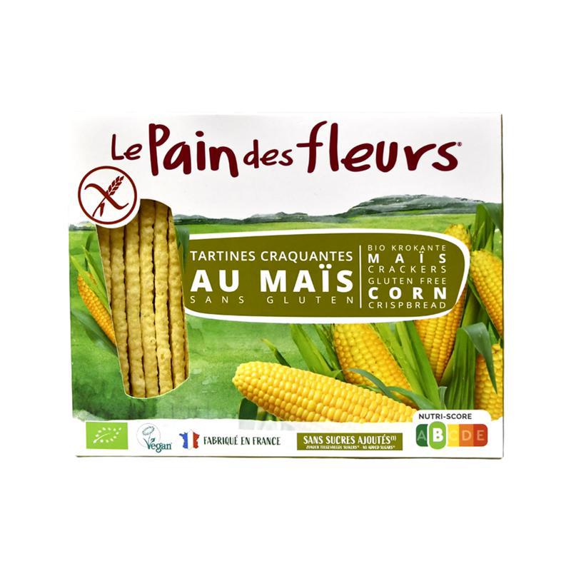 Corn crispbread "Le Pain des Fleurs" Bio, gluten free 150g