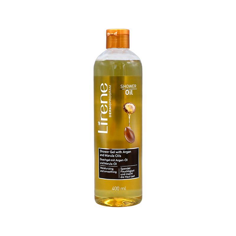 Shower gel "Lirene" argan and marula oils 400ml