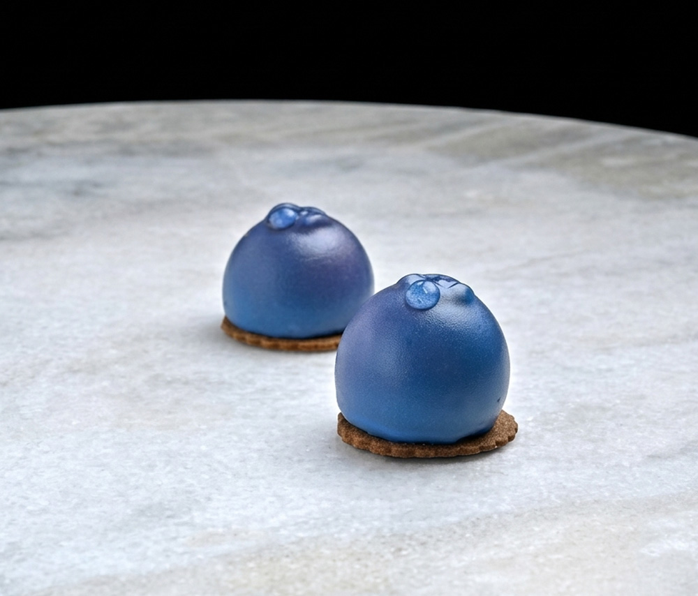 Blueberry mousse