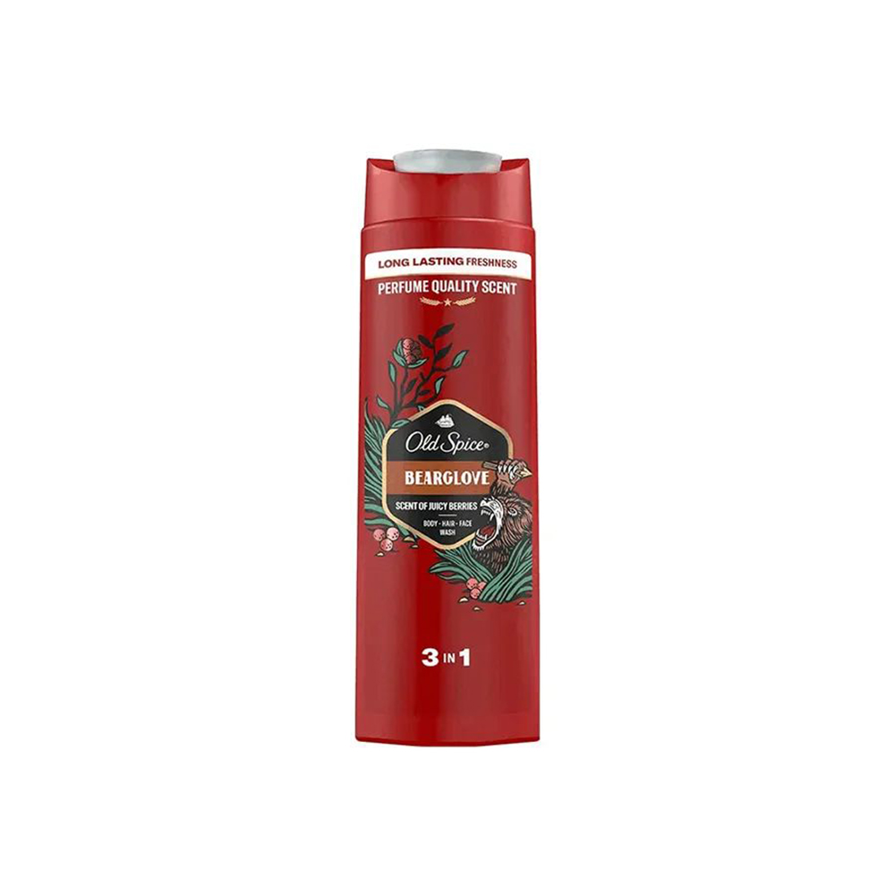 Old Spice լոգանքի գել Bearglove 3-ը 1-ում 400մլx6