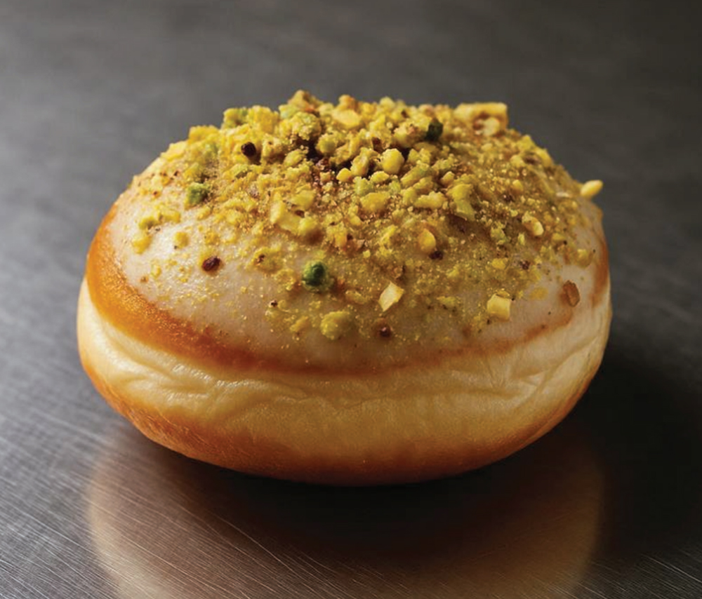 Raspberry Matcha Donut