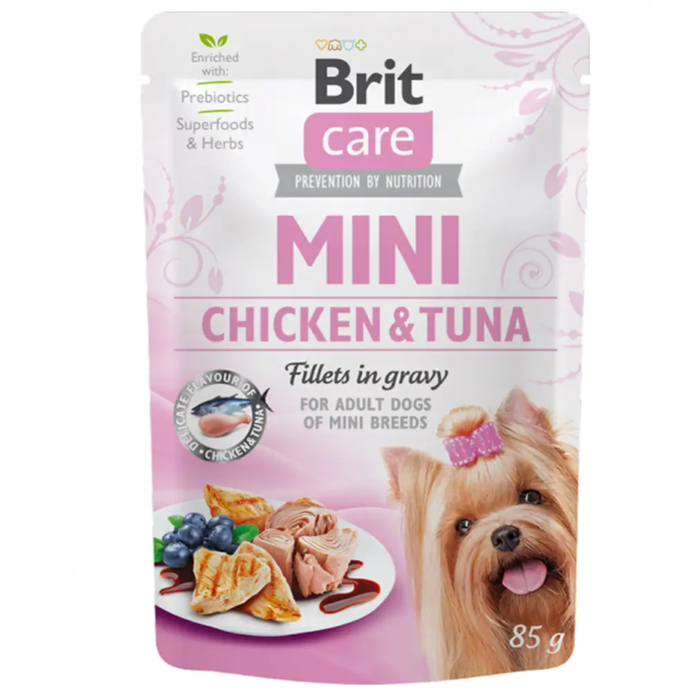 Brit Հավով և Թունայով սոուս / Brit Chicken & Tuna gravy 85g