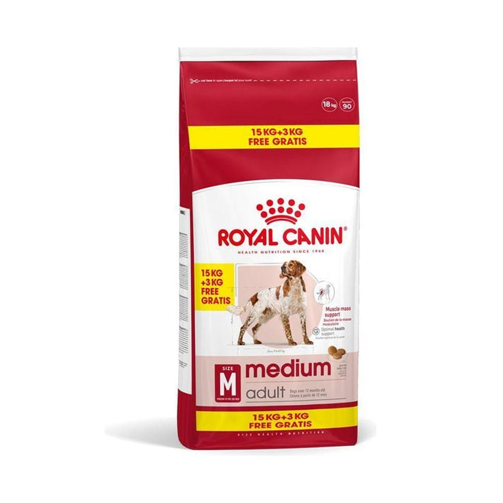 Շան չոր կեր Royal Canin Medium Adult 15+3կգ
