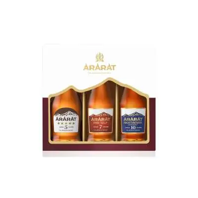 Brandy "Ararat" mini collection 3* 50ml