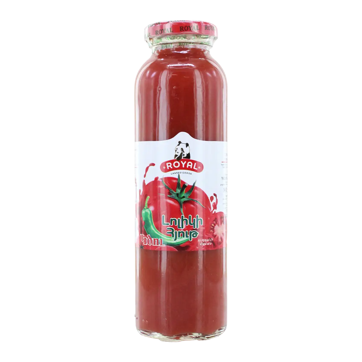 Hot tomato յuice "Royal" 0.33l
