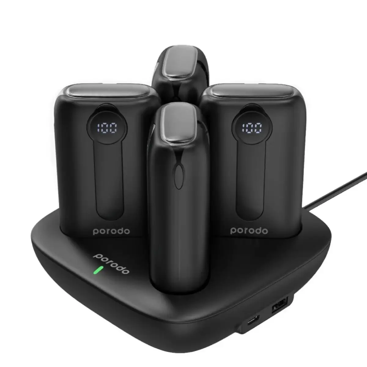Արտաքին մարտկոց Porodo Power Bank Station 10000mAh 4in1 PD-PBFCH043