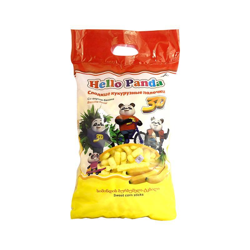 Եգիպտացորենի ձողիկներ «Հելլո Պանդա» բանան 230գր