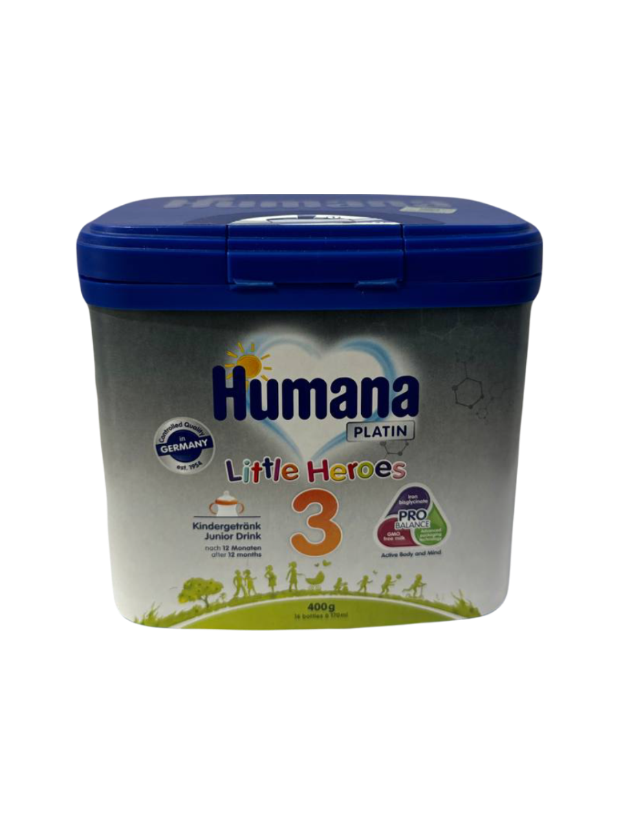 Humana Platin N3 Փոքրիկ հերոս կաթնախառնուրդ 400գ