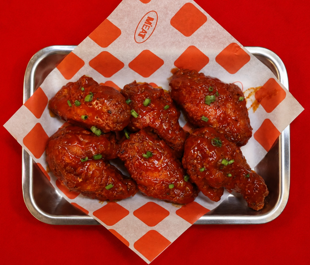 American spicy wings